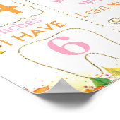 Pumpkin Herbst HerbstHalloween-Geburtstagszeichen Poster (Ecke)