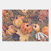 Pumpkin Herbst Orange Blätter Digitale Malerei (Vorderseite 3)