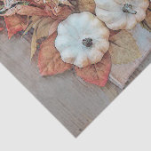 Pumpkin Herbst Orange Vintage Antike Seidenpapier (Ausschnitt)