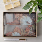 Pumpkin Herbst Orange Vintage Antike Seidenpapier (Geschenk)