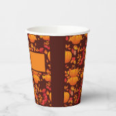 Pumpkin Herbst Personalisiert Pappbecher (Links)