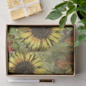 Pumpkin Herbst Sonnenblume Seidenpapier (Geschenk)