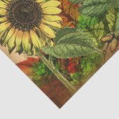 Pumpkin Herbst Sonnenblume Seidenpapier (Detail)