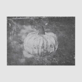 Pumpkin Herbst Vintag Schwarz-Weiß-Textur Seidenpapier