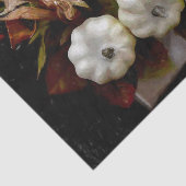 Pumpkin Herbst Weißbraun Vintag antike Seidenpapier (Ausschnitt)