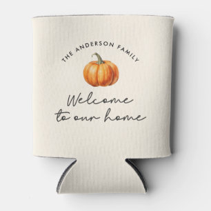Pumpkin Herbst Willkommen in unserer Wohngestaltun Dosenkühler