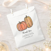 Pumpkin Herbsternte Gender Neutral Baby Dusche Geschenktütchen (Ausgeschnitten)