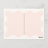 Pumpkin Herbstfall Danke Postkarte (Rückseite)