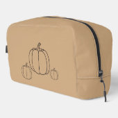 Pumpkin Herbstfarbe Waschbeutel (Rechte Ecke)