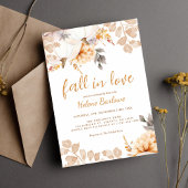 Pumpkin Herbstfloral Brautparty Einladung