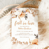 Pumpkin Herbstfloral Brautparty Einladung