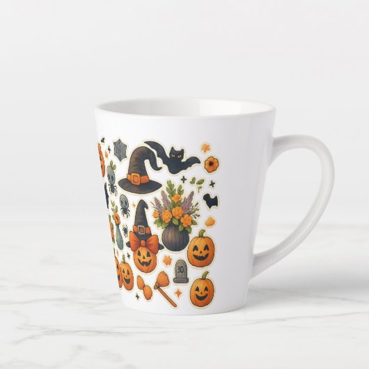 Pumpkin-Herbstlaub Herbstliche Tasse (Rechts)