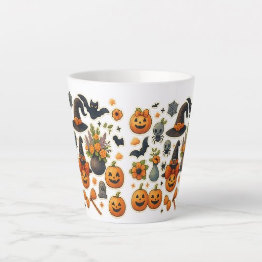 Pumpkin-Herbstlaub Herbstliche Tasse (Vorderseite)