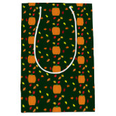 Pumpkin-Herbstlaub Mittlere Geschenktüte (Vorderseite)