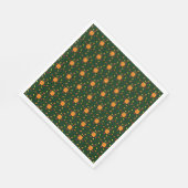 Pumpkin-Herbstlaub Serviette (Ecke)