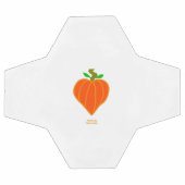 Pumpkin-Herz-Fußball Fußball (Flach)