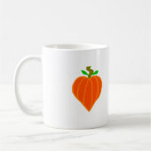 Pumpkin-Herz-Kaffee-Tasse Kaffeetasse (Links)