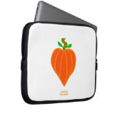 Pumpkin Herz Neoprene Laptop Sleeve (Vorne Rechts)