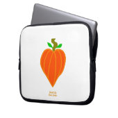 Pumpkin Herz Neoprene Laptop Sleeve (Vorderseite Links)