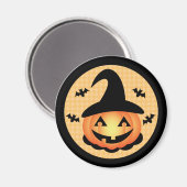 Pumpkin Hexch Magnet (Vorderseite/Rückseite)