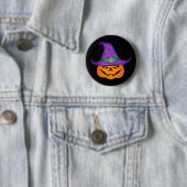 Pumpkin Hexe Button (Beispiel)