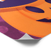 Pumpkin Hexe Happy Halloween Poster (Ecke)