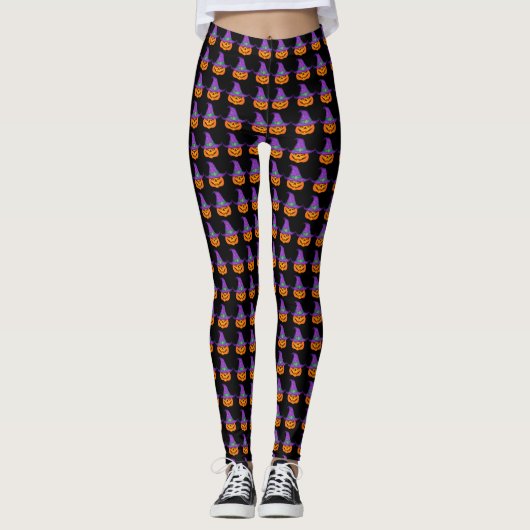 Pumpkin Hexe Leggings (Vorderseite)
