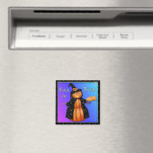 Pumpkin Hexe Magnet (In Situ (Geschirrspüler))