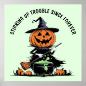 Pumpkin Hexe Poster (Vorne)