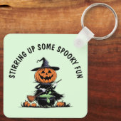 Pumpkin Hexe Schlüsselanhänger (Rückseite)