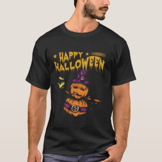 Pumpkin Hexe Zombies Candy Magic Zauber Happy Hall T-Shirt