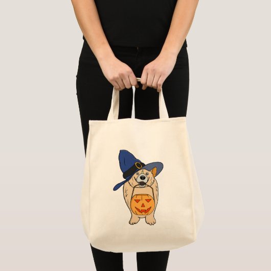 Pumpkin Hexenhund Tragetasche (Vorderseite (Produkt))