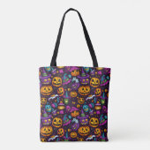 Pumpkin Hexenhut Black Tote Bag Tasche (Rückseite)