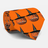 Pumpkin Hexenhut Halloween Krawatte (Gerollt)