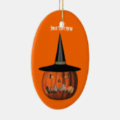 Pumpkin Hexenhut Halloween-Ornament Keramikornament (Rechts)