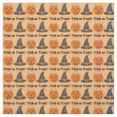 Pumpkin Hexenhut Orange Halloween-Kostüm Stoff (Muster)