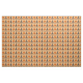 Pumpkin Hexenhut Orange Halloween-Kostüm Stoff (Fat Quarter (45,7 x 55,9 cm))