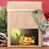 Pumpkin Hexenkleber Rechteckiger Aufkleber