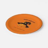 Pumpkin Hexenkupf Halloween Paper-Teller Pappteller (Schrägansicht)