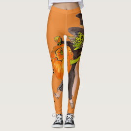 Pumpkin Hexenmeister Halloween Tanz Extravagant Be Leggings