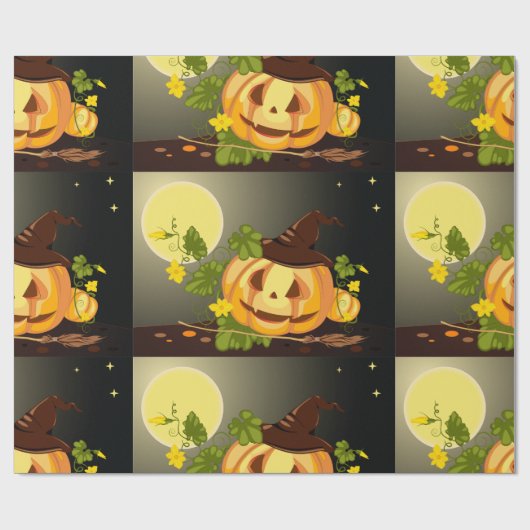 Pumpkin Hexenwaschpapier Geschenkpapier (Flach)