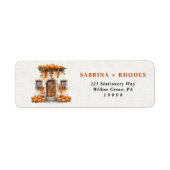 Pumpkin Housewarming Minze Rücksendeadresse (Vorne)