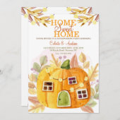 Pumpkin Hütte Housewarming Party Einladung (Vorne/Hinten)
