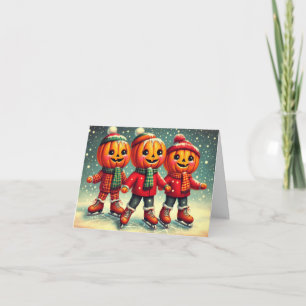 Pumpkin Ice Skaten Karte