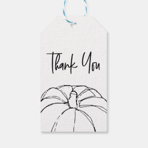Pumpkin Illustration Simple Vielen Dank Geschenkanhänger