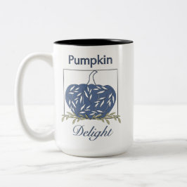 Pumpkin im Licht - Pumpkin-Freude Zweifarbige Tasse