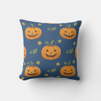 Pumpkin Image Pattern Kissen Glück