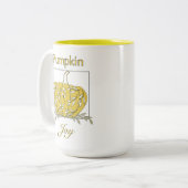 Pumpkin in Light Coffee Tasse - Pumpkin Joy (Vorderseite Links)