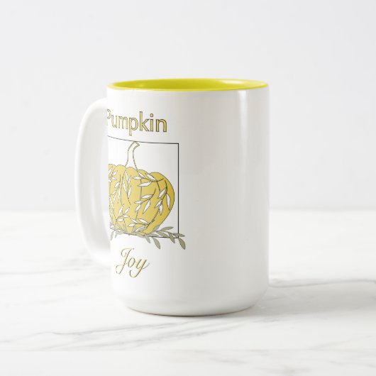 Pumpkin in Light Coffee Tasse - Pumpkin Joy (Vorderseite Links)