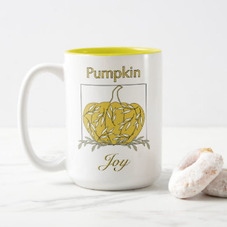 Pumpkin in Light Coffee Tasse - Pumpkin Joy